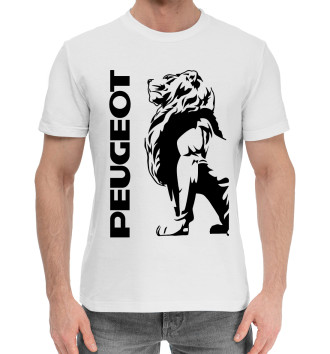 Мужская Хлопковая футболка Peugeot