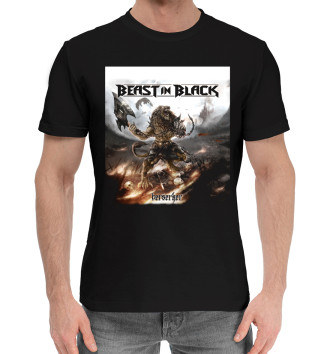 Хлопковая футболка Beast in black