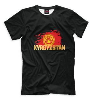 Мужская Футболка Kyrgyzstan