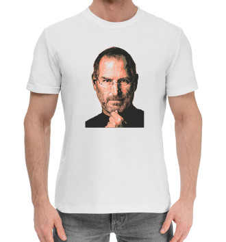 Хлопковая футболка Стив Джобс