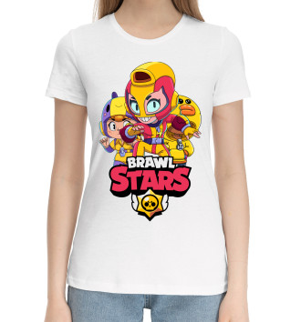 Женская Хлопковая футболка Brawl Stars Max