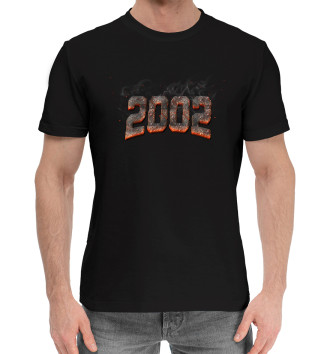 Мужская Хлопковая футболка 2002