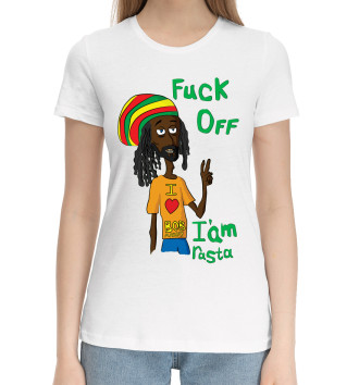 Женская Хлопковая футболка Rasta