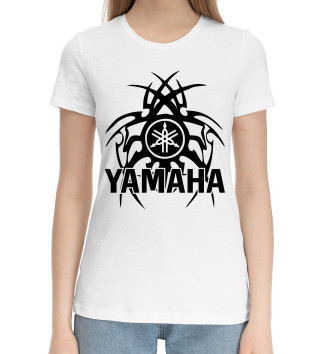 Женская Хлопковая футболка Yamaha