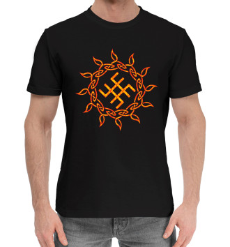 Хлопковая футболка Славянский символ Сварог