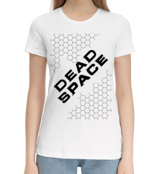 Женская Хлопковая футболка Dead Space - Hexagon