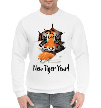 Мужской Хлопковый свитшот New tiger Year!