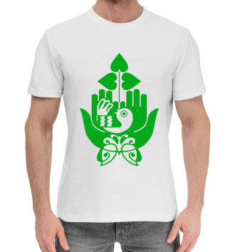 Мужская Хлопковая футболка Эколог