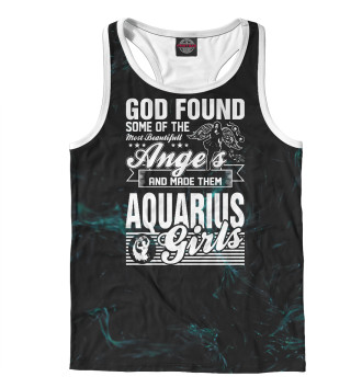 Мужская Борцовка God Found Angels Aquarius