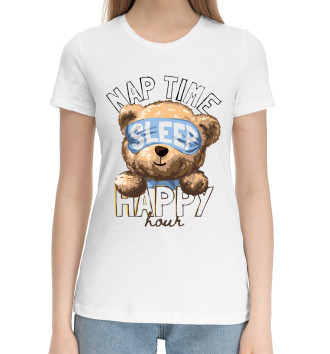 Хлопковая футболка Nap time