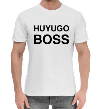 Мужская Хлопковая футболка Hugo Boss