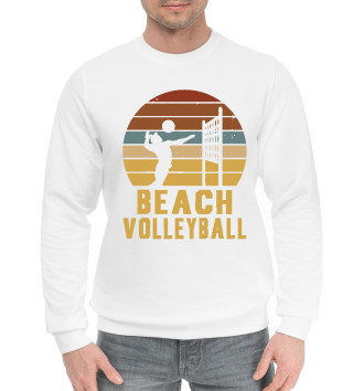 Мужской Хлопковый свитшот Пляжный волейбол