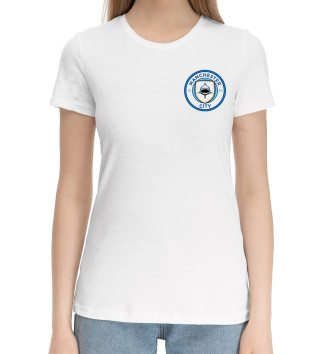 Женская Хлопковая футболка Manchester City