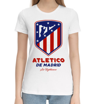 Женская Хлопковая футболка Атлетико Мадрид
