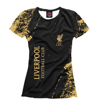 Женская Футболка Liverpool + краска