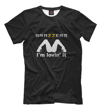 Мужская Футболка Brazzers i'm lovin' it