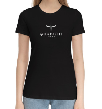 Женская Хлопковая футболка Quake 3 Arena