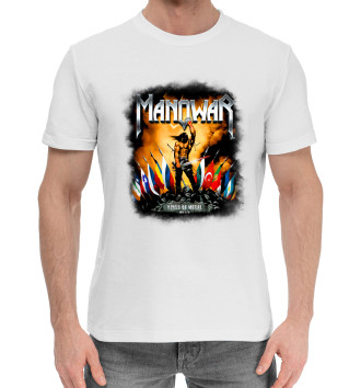 Мужская Хлопковая футболка Manowar