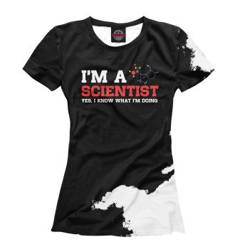 Футболка для девочек I'm A Scientist