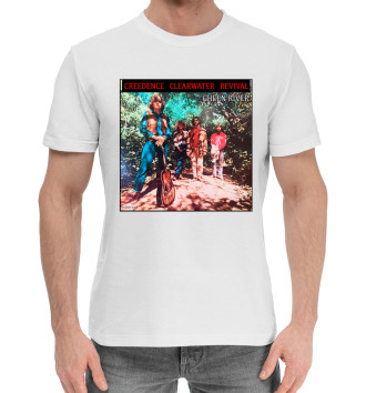 Мужская Хлопковая футболка Creedence Clearwater Revival