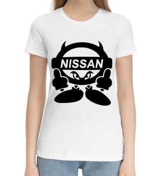 Хлопковая футболка Nissan Devil
