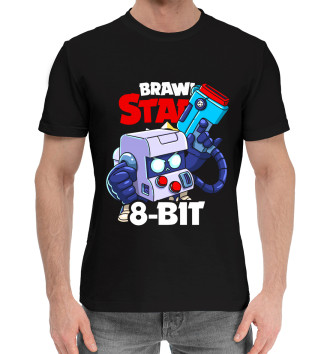 Хлопковая футболка Brawl Stars, 8-bit
