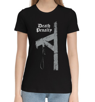 Женская Хлопковая футболка Deathpenalty