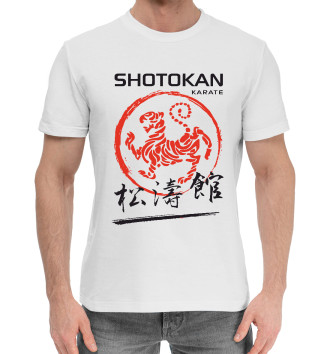 Мужская Хлопковая футболка Shotokan Karate