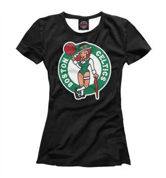 Женская Футболка Boston Celtics Girl