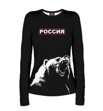 Лонгслив Русский медведь и герб