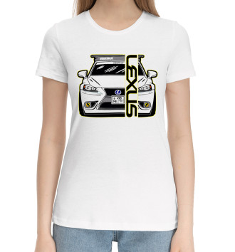 Женская Хлопковая футболка Lexus