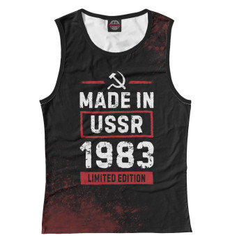 Майка для девочек Made In 1983 USSR