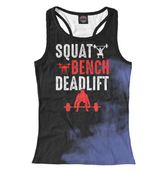 Женская Борцовка Squat Bench Deadlift Gym