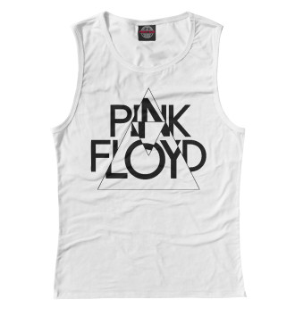 Майка для девочек Pink Floyd черный логотип