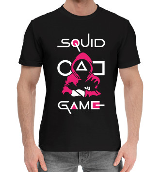 Хлопковая футболка Squid game: guard-killer