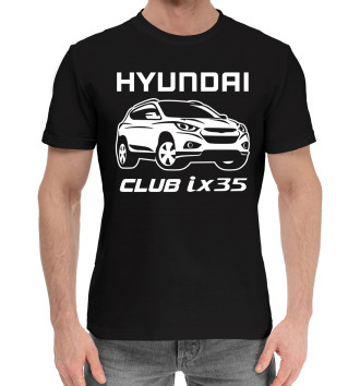 Хлопковая футболка HYUNDAI