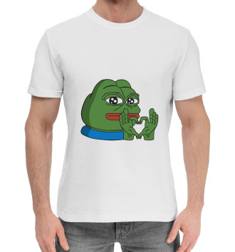 Мужская Хлопковая футболка Pepe, pepe love