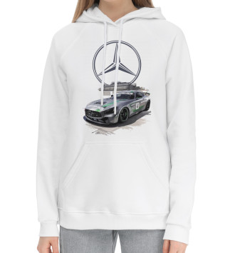 Женский Хлопковый худи Mercedes AMG