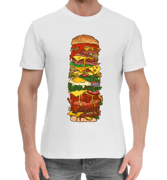 Хлопковая футболка Большой гамбургер