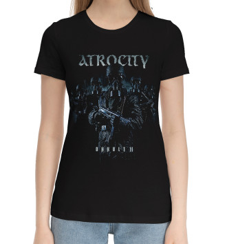 Женская Хлопковая футболка Atrocity