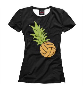 Женская Футболка Волейбольный ананас
