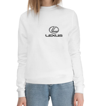 Женский Хлопковый свитшот Lexus | Лексус