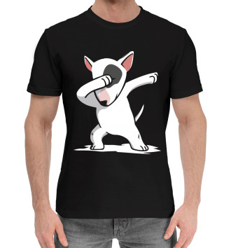 Мужская Хлопковая футболка Dog dab