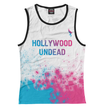 Майка Hollywood Undead Neon Gradient (брызги)
