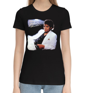 Женская Хлопковая футболка Thriller - Michael Jackson